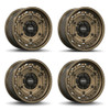Set 4 17" Brink Wheels B402 Barracks Bronze 17x8.5 Flow Formed 5x5 5x4.5 0mm Rim