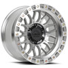 17" Lock Offroad Combat Machine With Clear Coat 17x9 Wheel 5x5 12 Rim