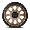 17" Lock Offroad 50 Cal Matte Desert Bronze Matte Black Ring 17x9 Wheel 5x5 0mm
