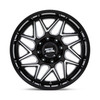 20" Moto Metal MO812 Turbine Gloss Black Machined Face 20x9 Wheel 8x180 20mm Rim