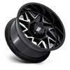 20" Moto Metal MO812 Turbine Gloss Black Machined Face 20x9 Wheel 8x180 20mm Rim