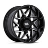 20" Moto Metal MO812 Turbine Gloss Black Machined Face 20x9 Wheel 8x6.5 01mm Rim