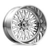22" Fuel Forged FF109 Grin Polished 22x12 Wheel 8x170 -40mm For Ford F250 F350
