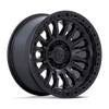 20" Fuel 1PC FC857 Rincon Matte Black Gloss Black Lip 20x9 Wheel 6x5.5 20mm Rim