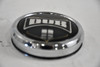 DUB Chrome/Black Yellow trim Center Cap Hub Cap 1003-07-04 3"