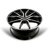 20" Kalon Wheels Cypher 102 Gloss Black Machined Face Wheel 20x8.5 5x115 35mm