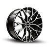 17" Kalon Wheels Inferno 103 Gloss Black Machined Face 17x7.5 Wheel 5x112 40mm
