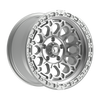 20" Fittipaldi Offroad FT101MS Gloss Silver Machined Face 20x9 Wheel 8x180 18mm
