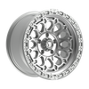 18" Fittipaldi Offroad FT101MS  Gloss Silver Machined Face 18x9 Wheel 5x5 0mm