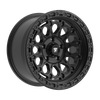 20" Fittipaldi Offroad FT101SB Satin Black 20x9 Wheel 8x180 18mm For Chevy GMC
