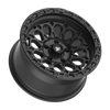 20" Fittipaldi Offroad FT101SB Satin Black 20x9 Wheel 8x180 18mm For Chevy GMC