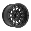 Set 4 20" Fittipaldi Offroad FT101SB Satin Black 20x9 Wheels 8x170 18mm Rims