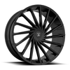 Asanti Black ABL-18 Matar 24x9 6x135 6x5.5 Gloss Black Wheel 24" 30mm Truck Rim