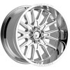 Set 4 20" Fittipaldi Offroad FA18MC Mirror Coat 20x12 Wheels 8x170 -44mm Rims