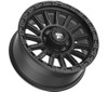 Set 4 20" Fittipaldi Offroad FT106SB Satin Black 20x9 Wheels 6x5.5 18mm Rims