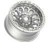 Set 4 17" Fittipaldi Offroad FB153M Silver Machined & Ring 17x9 6x135 -15mm Rims