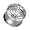 24" Fittipaldi Wheel FTF502P 24x14 Polished 8x180 -76mm Lifted For Chevy GMC Rim