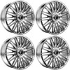 Set 4 22" Fittipaldi Street FS369MC Mirror Coat 22x9.5 Wheels 6x135 6x5.5 25mm