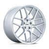 22" TSW TW002 Lasarthe Gloss Silver Machined 22x9 5x4.5 38mm Flow Formed Wheel