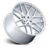 17" TSW TW002 Lasarthe Gloss Silver Machined 17x8 5x4.25 40mm Flow Formed Wheel