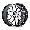 22" TSW TW002 Lasarthe Gloss Black Machined 22x9 5x4.5 38mm Flow Formed Wheel