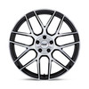 20" TSW TW002 Lasarthe Gloss Black Machined 20x9 5x112 27mm Flow Formed Wheel