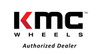 17" KMC KM552 IMS Matte Black Gloss Black Lip 17x8.5 6x5.5 -10mm Lifted Wheel