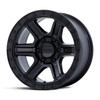 18" KMC KM551 Outrun Matte Black Gloss Black Lip 18x9 Wheel 6x135 18mm Truck Rim