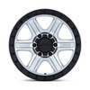 17" KMC KM551 Outrun Machined Gloss Black Lip 17x8.5 Wheel 6x5.5 18mm Truck Rim