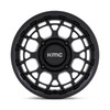 Set 4 15" KMC Powersports KS139 Technic UTV Matte Black 15x7 Wheels 4x156 38mm