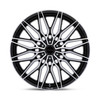 Set 4 22" Niche NC278 Calabria 6 Gloss Black Machined 22x9.5 Wheels 6x5.5 19mm