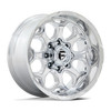22" Fuel 1PC FC862 Scepter Polished Milled 22x12 Wheel 8x180 -40mm For Chevy GMC