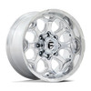 Set 4 22" Fuel 1PC FC862 Scepter Polished Milled 22x12 8x6.5 -44mm Lifted Wheels