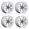 Set 4 18" Fuel FC860 Hype 18x8.5 6x135 10mm Machined Wheel For Ford Lincoln Rim