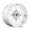 Set 4 15" Fuel UTV FV400 Scepter UTV Polished 15x7 Wheels 4x137 10mm Rims