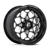 Set 4 15" Fuel UTV FV400 Scepter UTV Gloss Black Milled 15x7 Wheels 4x137 10mm