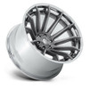 Set 4 Fuel FC403 Burn 22x10 5x5 Platinum Chrome Lip Wheels 22" -18mm Lifted Rims