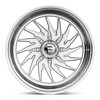 Set 4 22" Fuel Forged FF110 Shank Polished 22x12 Wheels 8x6.5  -40mm Lifted Rims