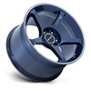 18" Motegi MR159 Battle V Obsidian Blue Machined Lip Stripe 18x9.5 5x4.5 38mm