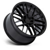 Set 4 22" TSW TW001 Daytona Gloss Black 22x9 Wheels 5x120 27mm Rims