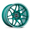 Set 4 18" Motegi MR158 Tsubaki Hokkaido Green Machined Lip 18x10.5 5x120 25mm