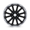 20" US Mag 1PC UC145 Rambler 6 Gloss Black Diamond Cut Lip 20x8 Wheel 6x5.5 01mm