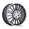 Set 4 20" Petrol PE001 P1D Gloss Black Machined Face 20x8.5 Wheels 5x4.25 40mm