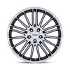Set 4 20" Petrol PE001 P1D Gloss Black Machined Face 20x8.5 Wheels 5x4.25 40mm