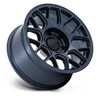 17" KMC KM730 Hatchet Metallic Blue 17x8.5 Wheel 5x5 -10mm Lifted For Jeep Rim