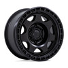 17" Black Rhino BR018 Voyager Matte Black 17x8.5 Wheel 6x5.5 0mm Truck Rim