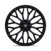 24" Asanti Black AB050 Mogul 6 Matte Black 24x10 6x135 30mm For Ford Lincoln Rim