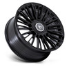 24" Asanti Black AB049 Premier Gloss Black 24x10 Wheel 6x135 6x5.5 30mm Rim