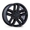 20" Performance Replicas PR220 Gloss Black 20x9 Wheel 6x5.5 28mm Rim