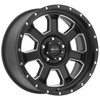 20" Pro Comp PA43 Sledge Satin Black Milled 20x9 Wheel 5x5 0mm For Jeep Rim